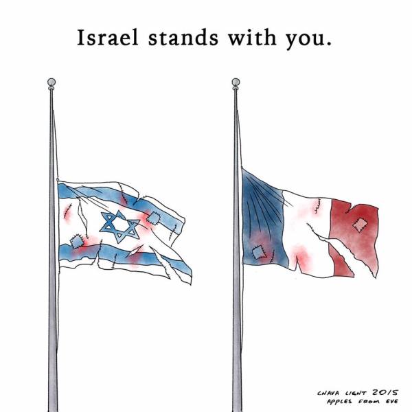 IsraelStandsWithFrance