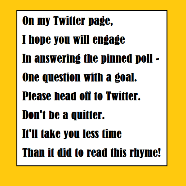 A Rhyme about a Poll